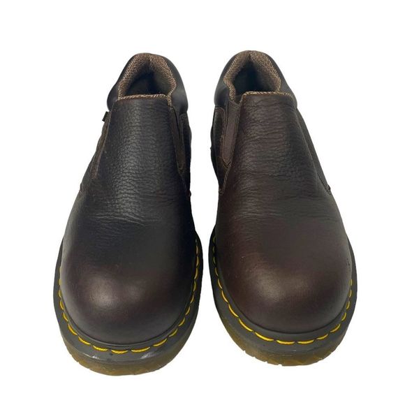 Dr. Martens Dunston Steel Toe Leather Slip On Slip Resistant Work Shoes Mens 10 - Picture 6 of 13